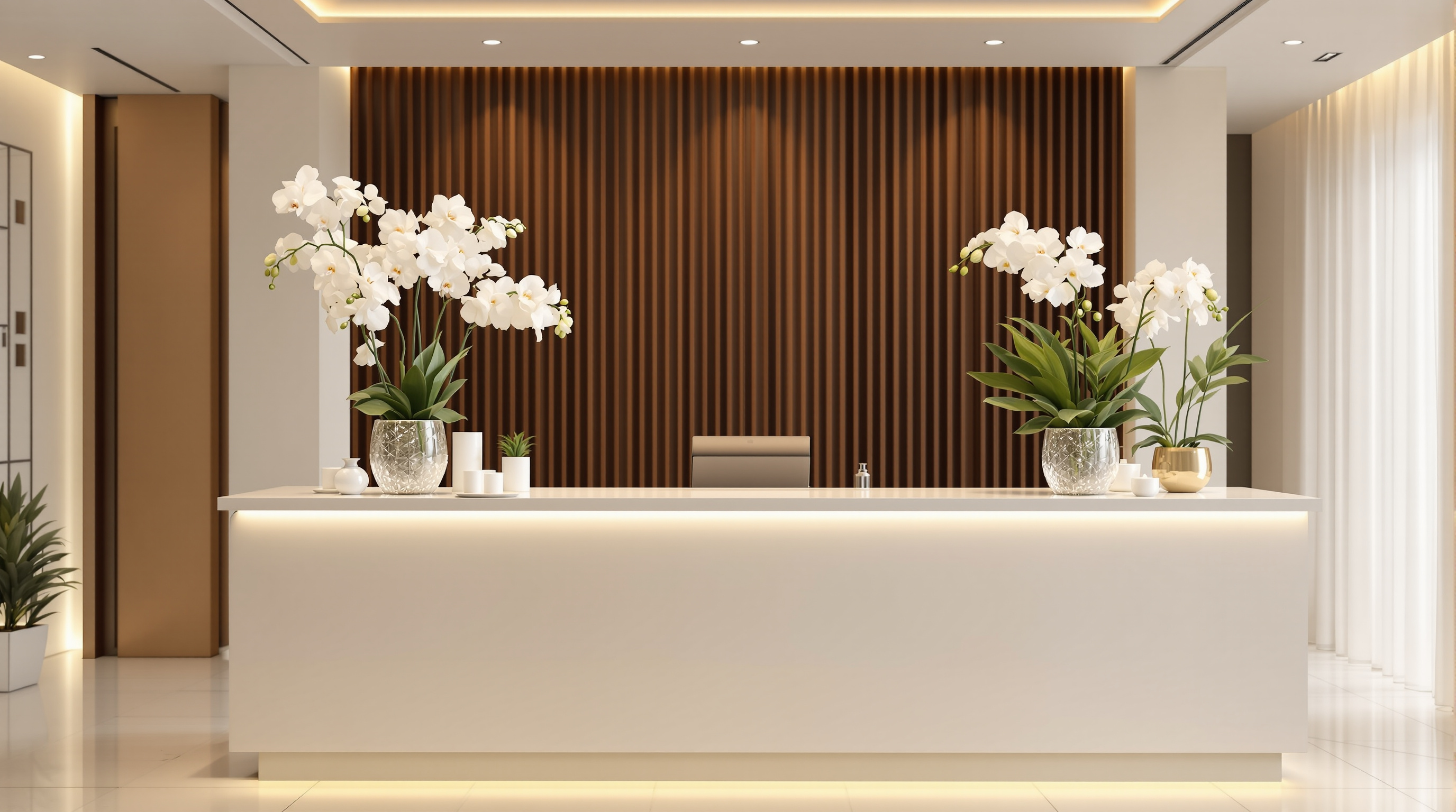 Welcoming reception area